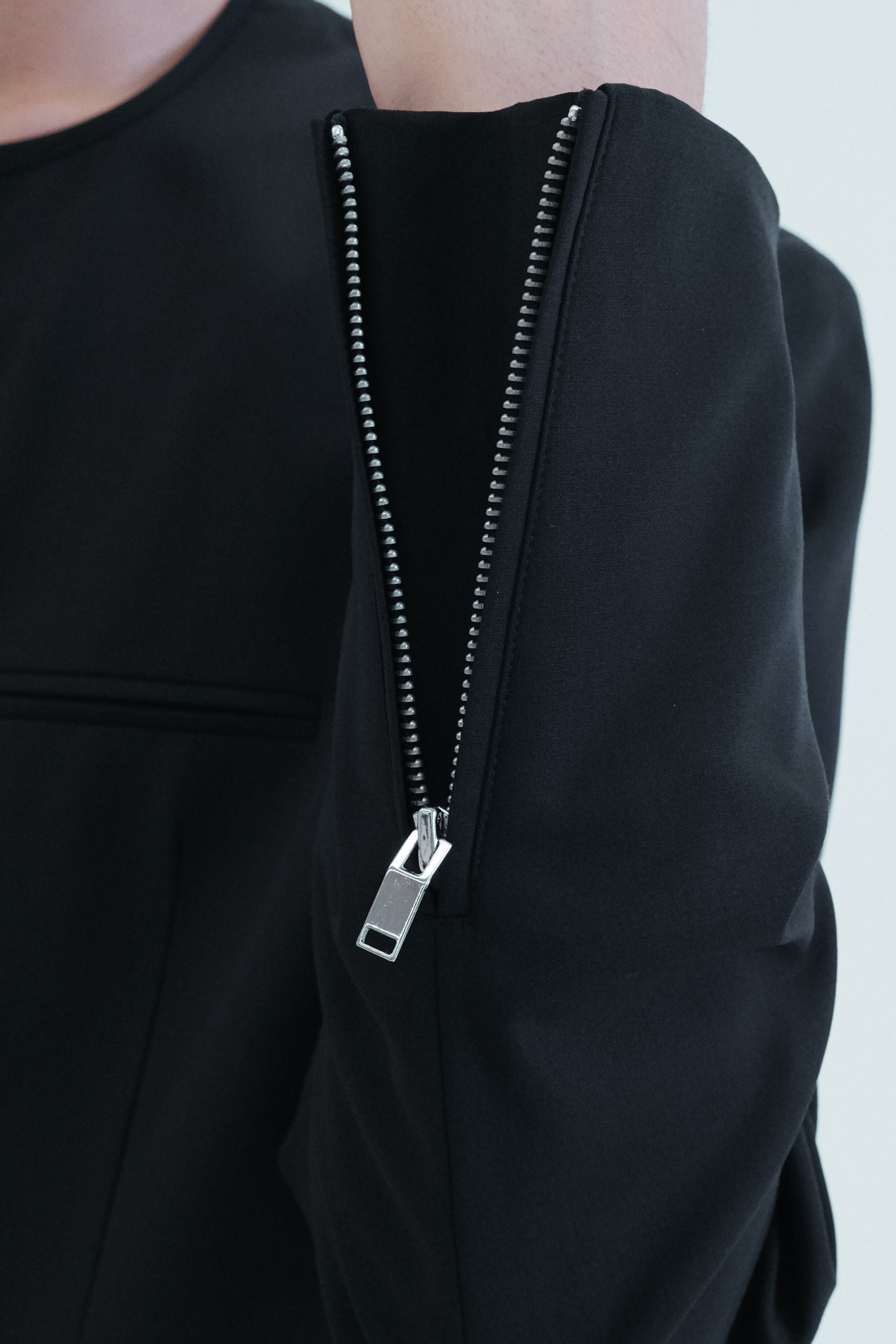 Worsted Slim-Waist Zip-Up Jacket