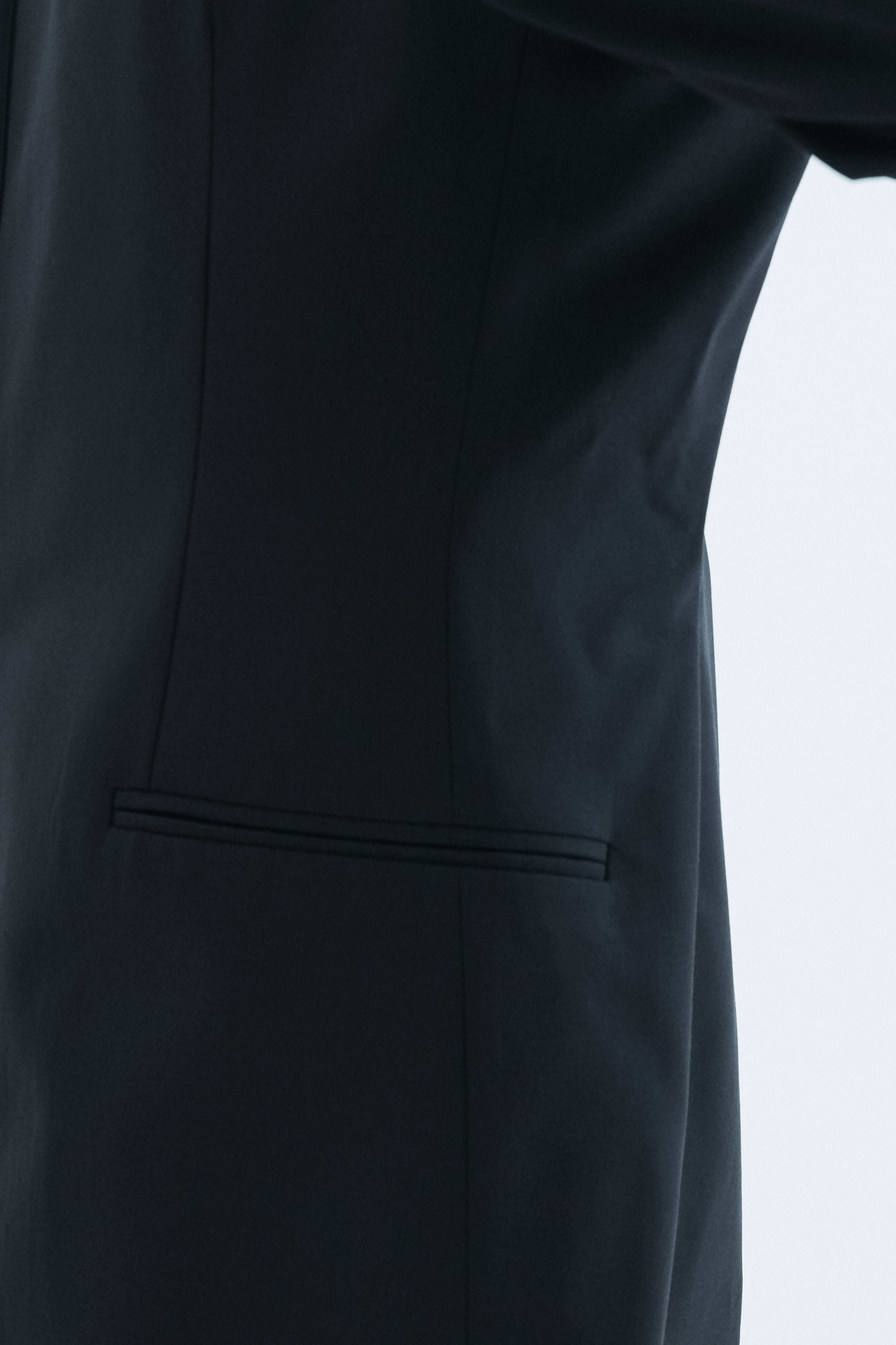 Worsted Slim-Waist Zip-Up Jacket
