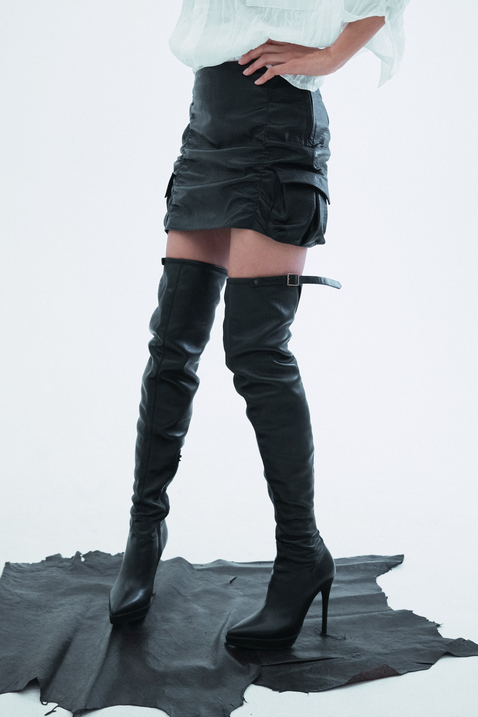 Leather Mini Skirt
