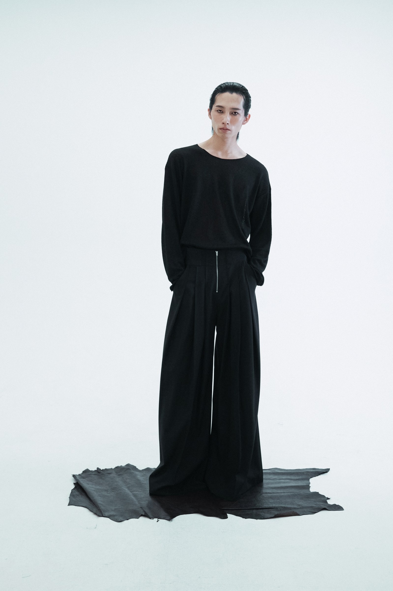 Worsted Wide Flare Pants