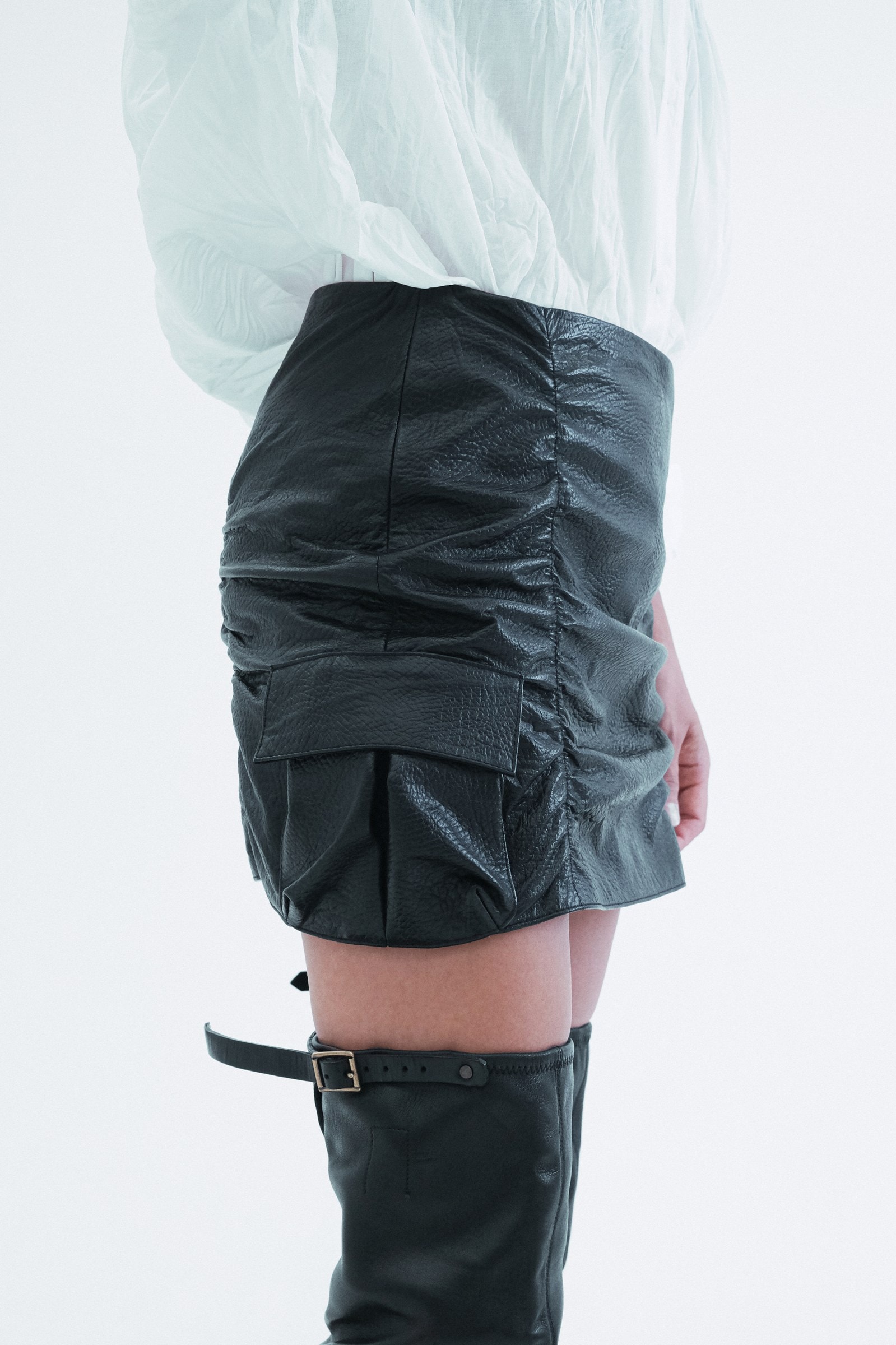 Leather Mini Skirt