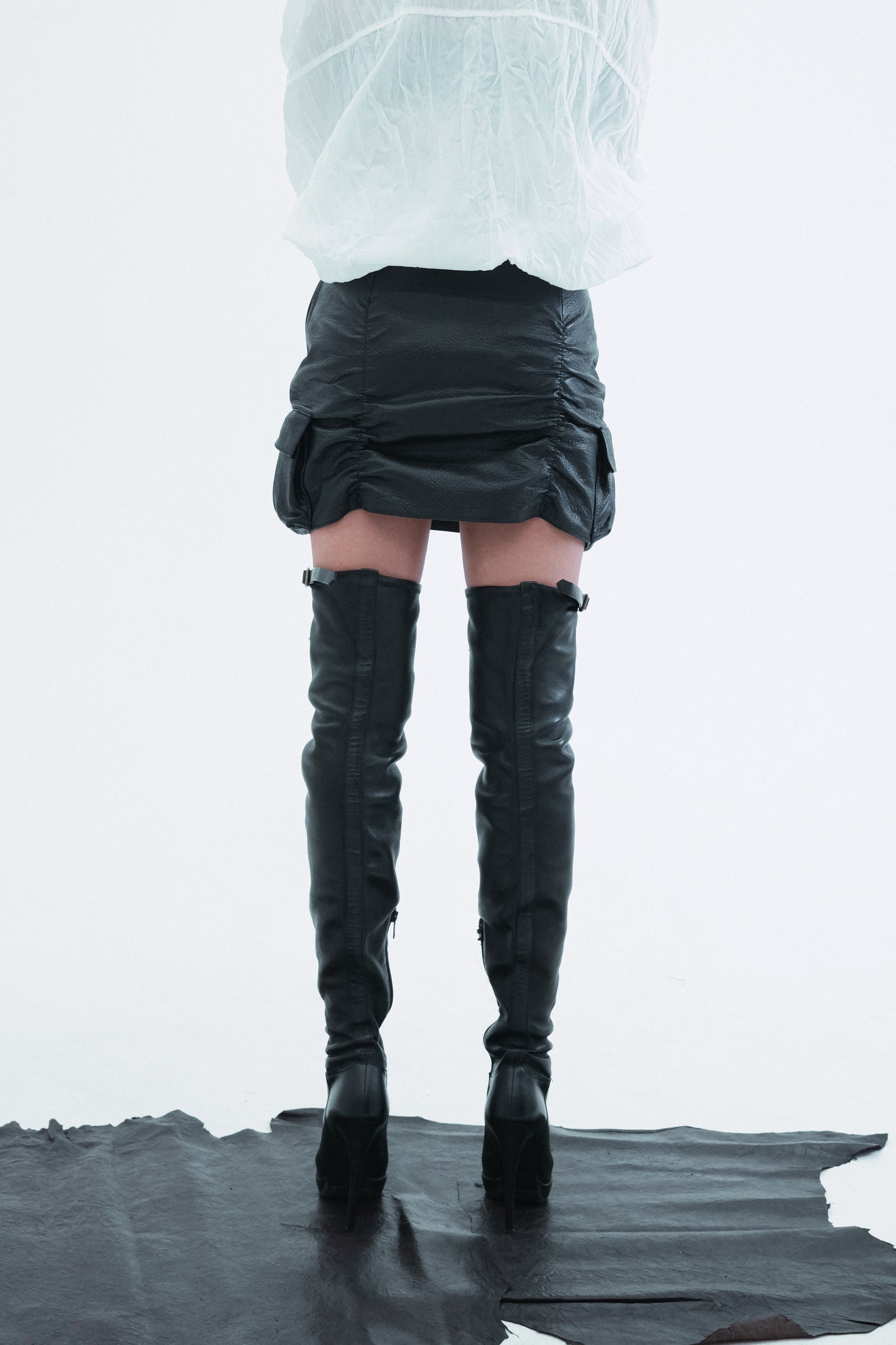 Leather Mini Skirt