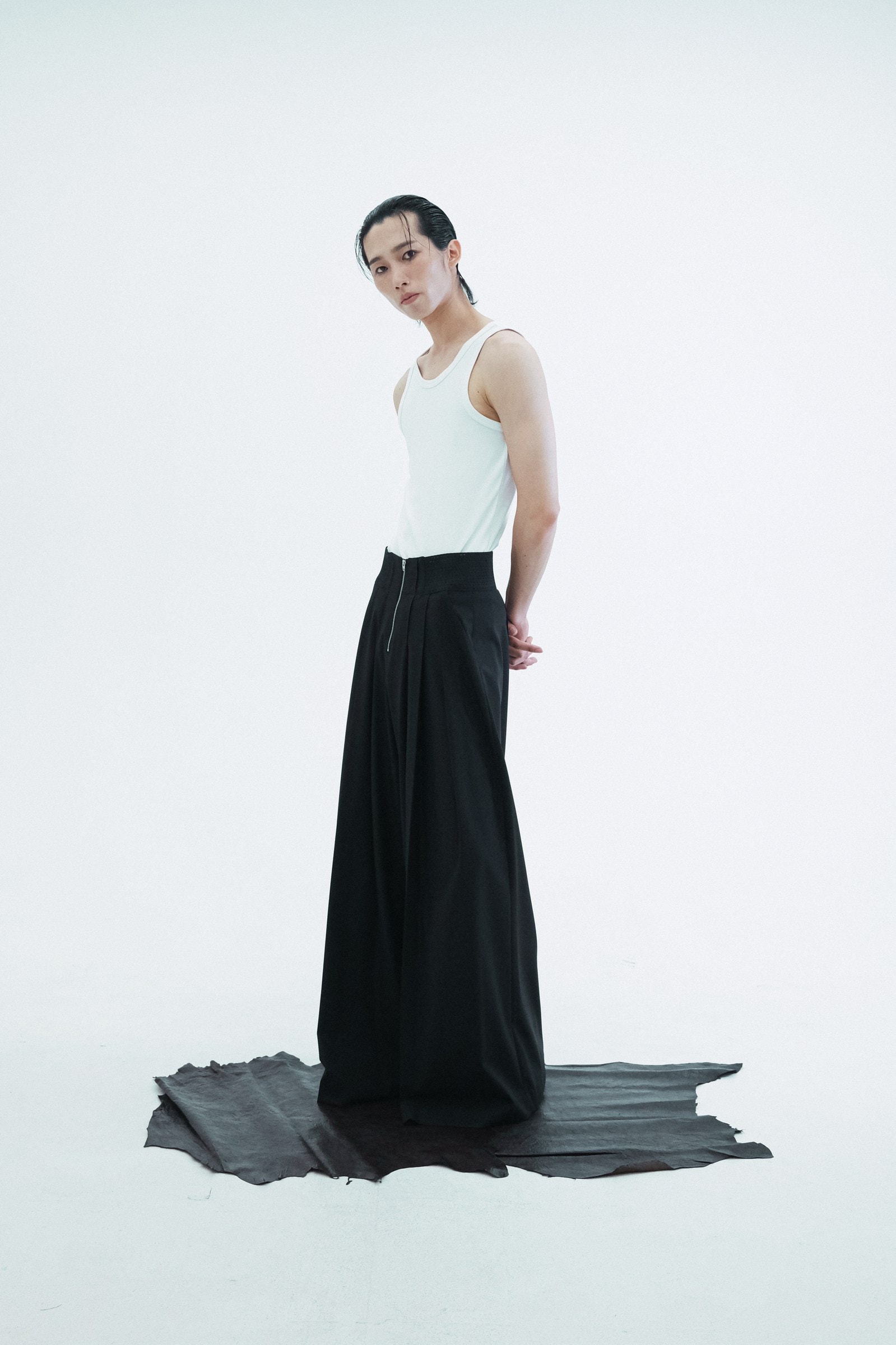 Worsted Wide Flare Pants
