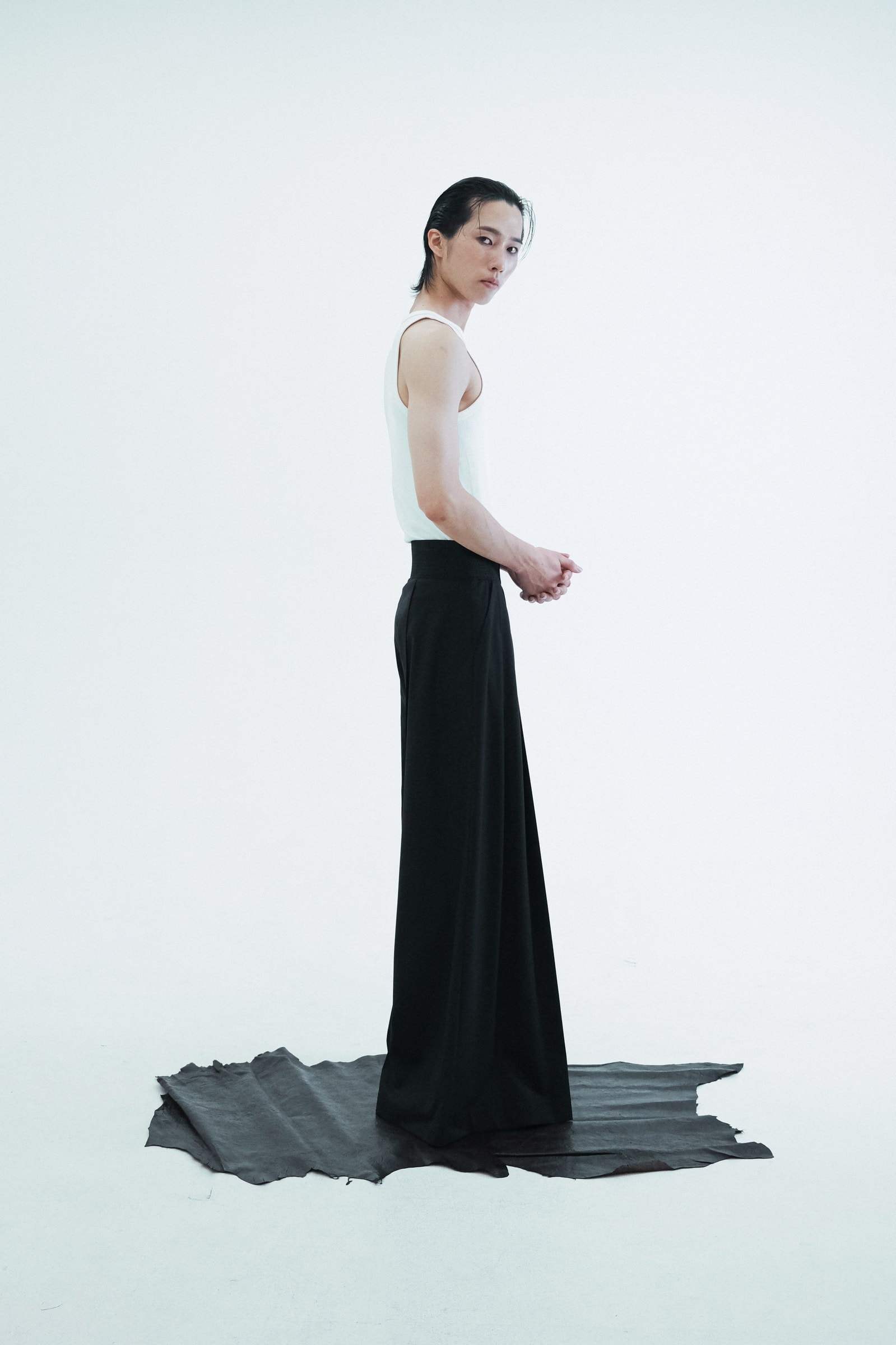 Worsted Wide Flare Pants