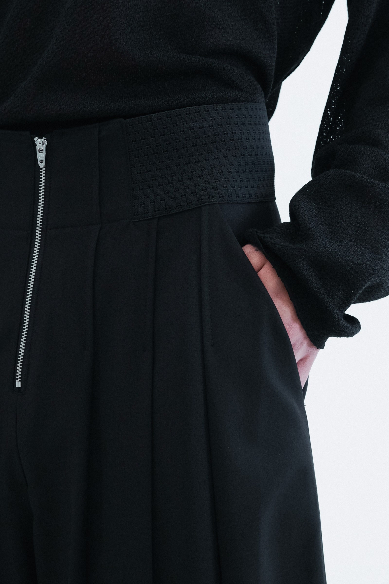 Worsted Wide Flare Pants