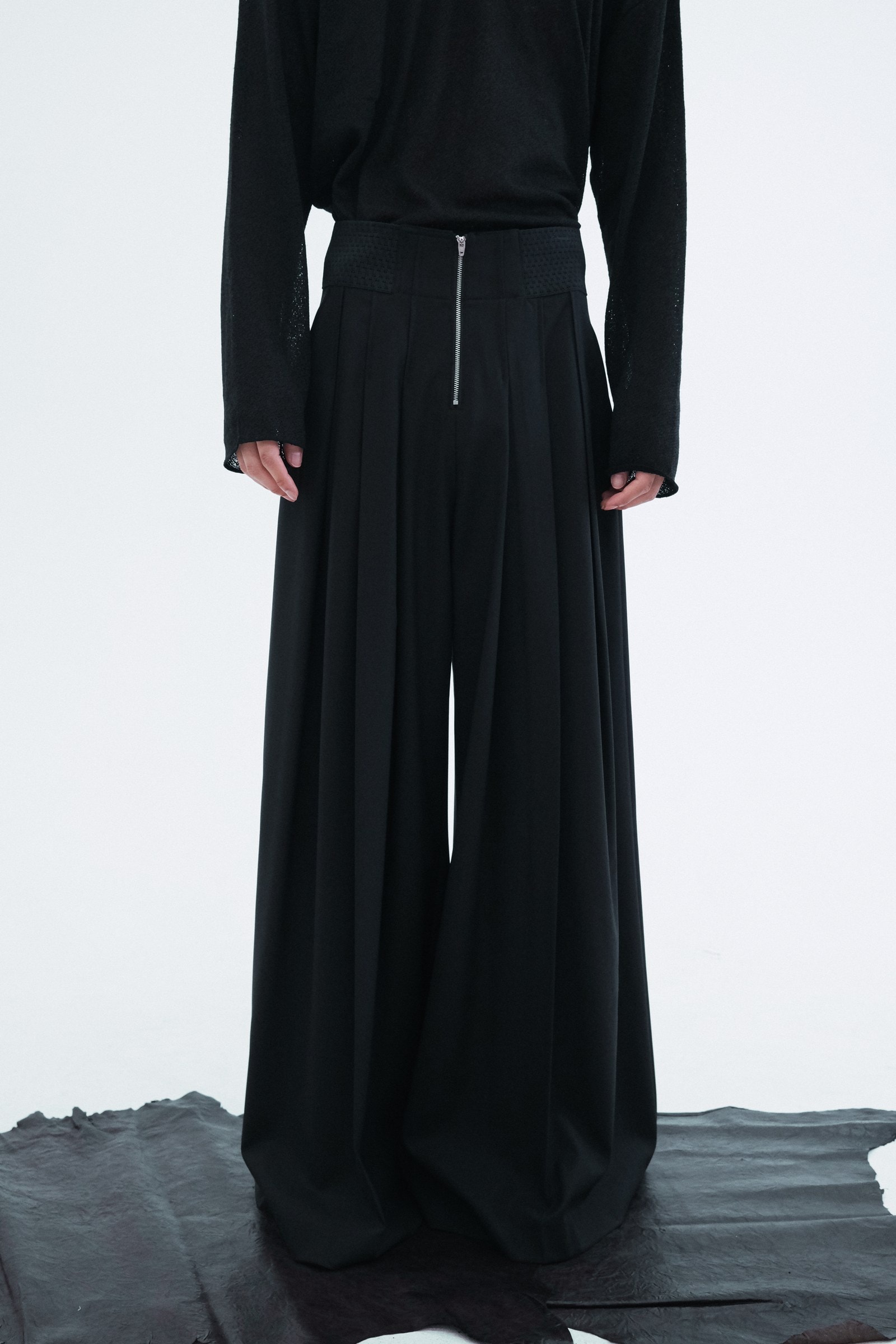 Worsted Wide Flare Pants