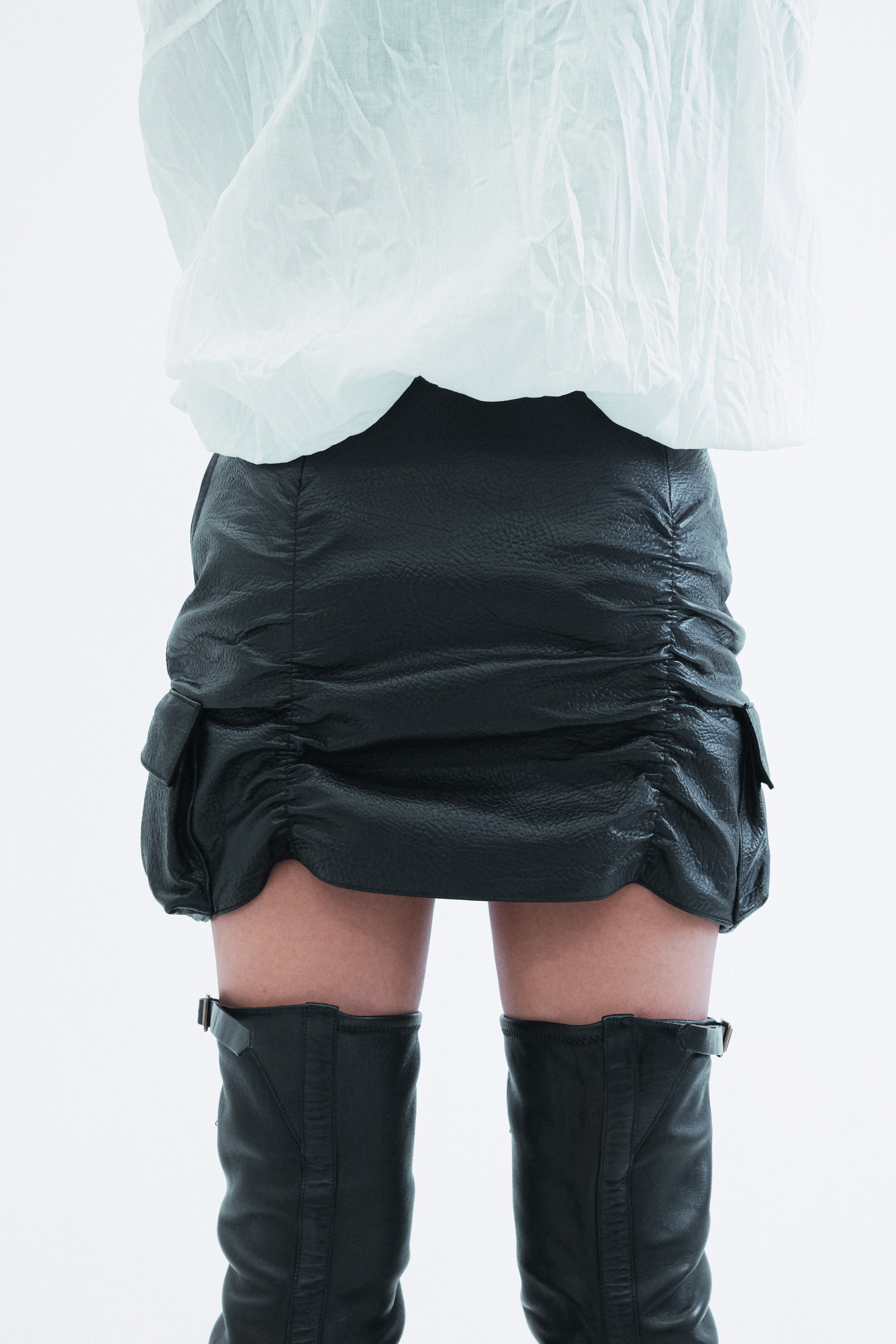 Leather Mini Skirt