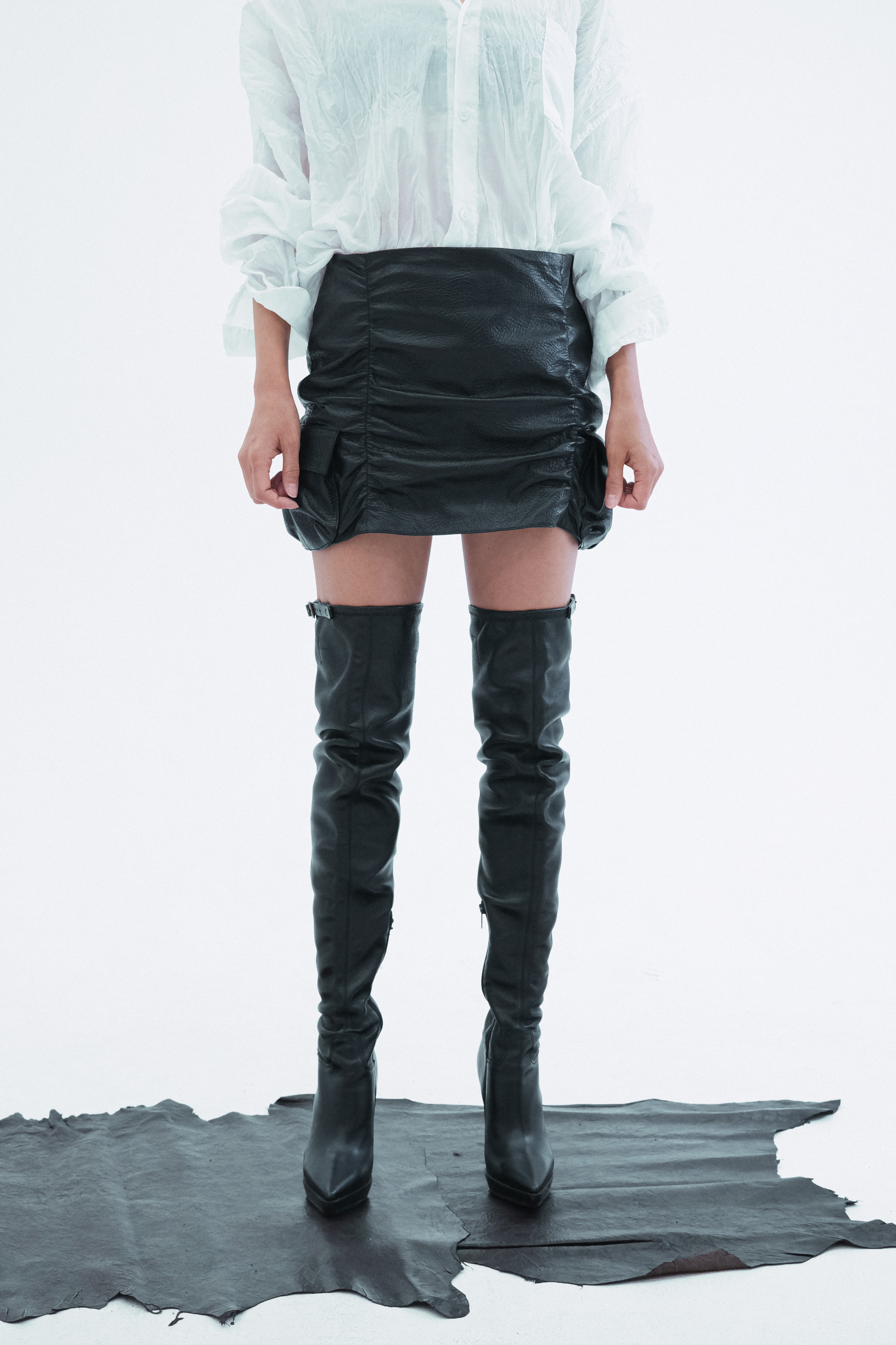 Leather Mini Skirt
