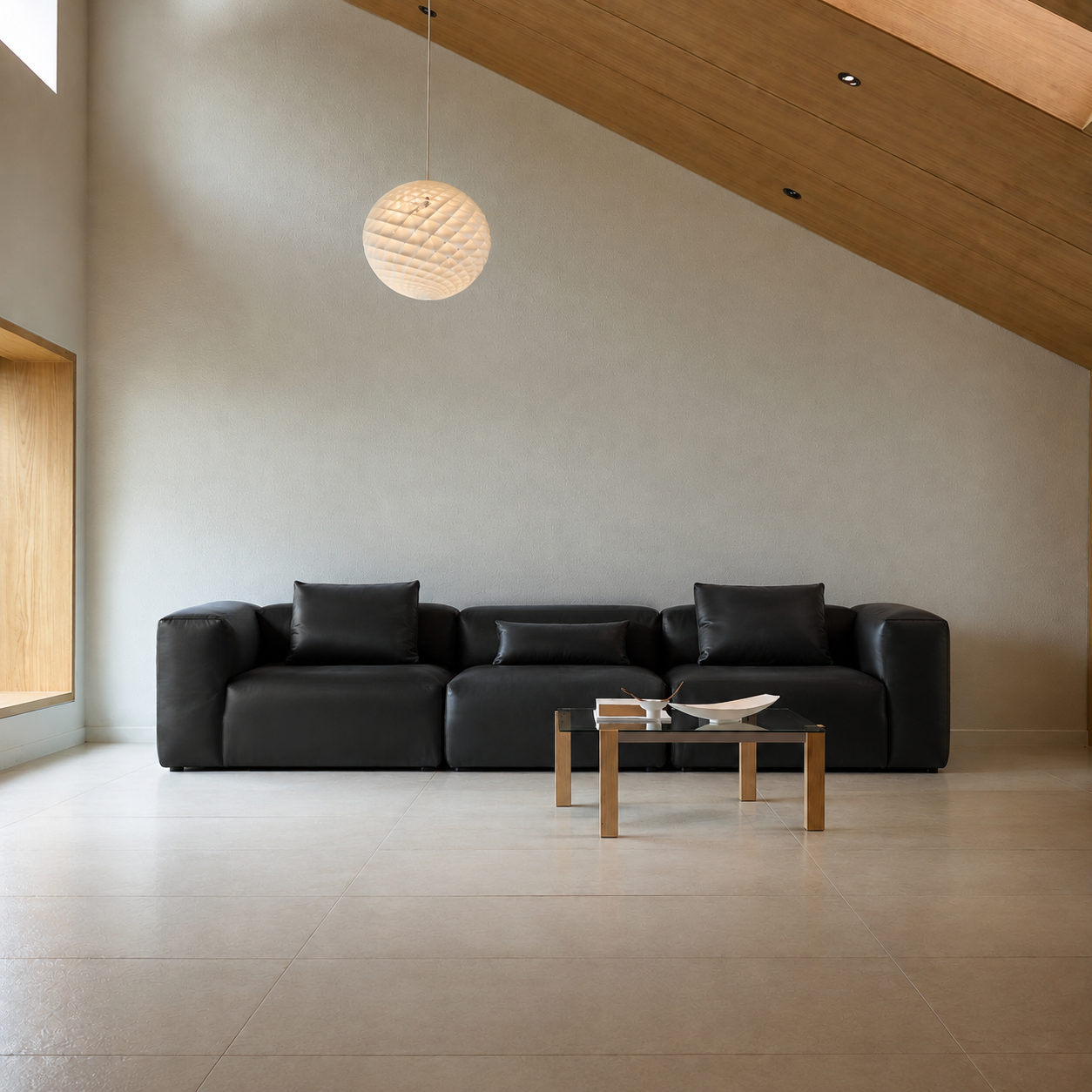 NO5. Soft Goose 3060 Sofa(Leather)