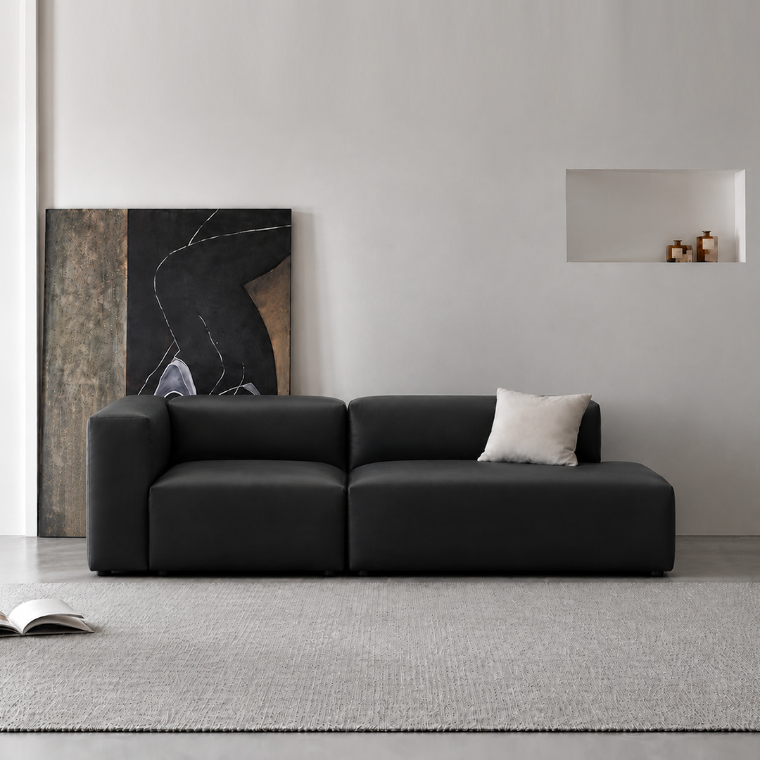 NO5. Soft Goose 2400 Lounge Sofa(Leather)