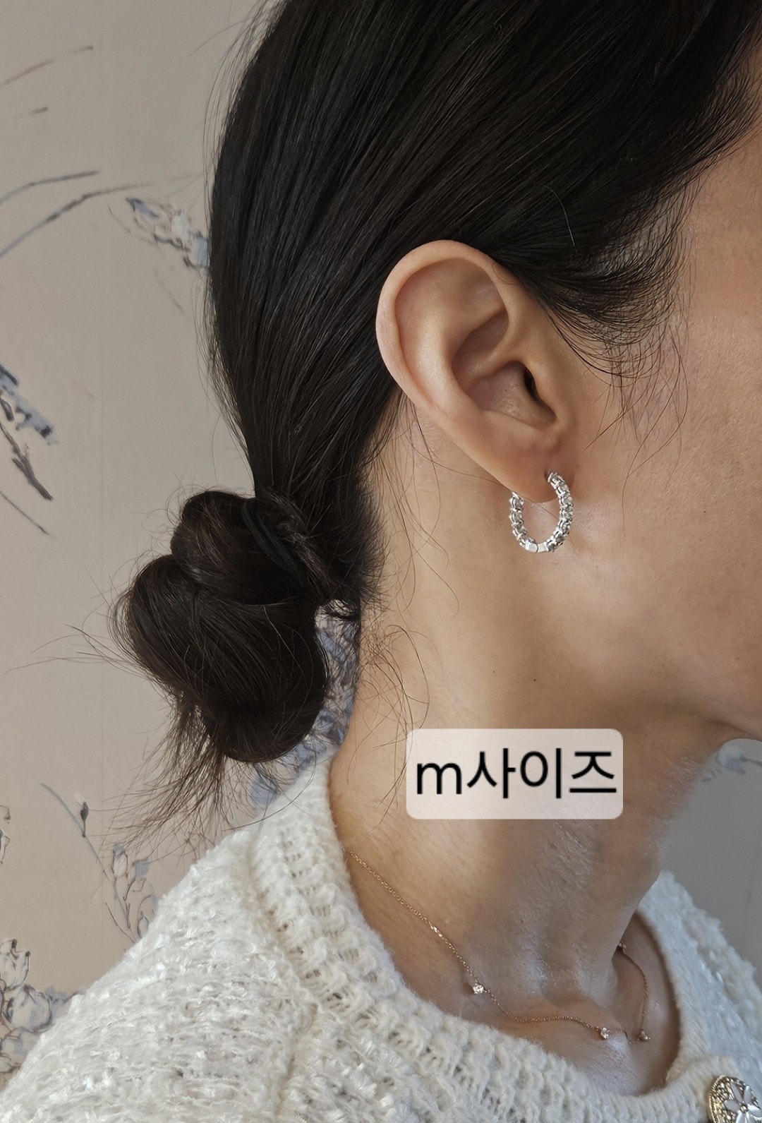 후프 귀걸이 (S/M사이즈)