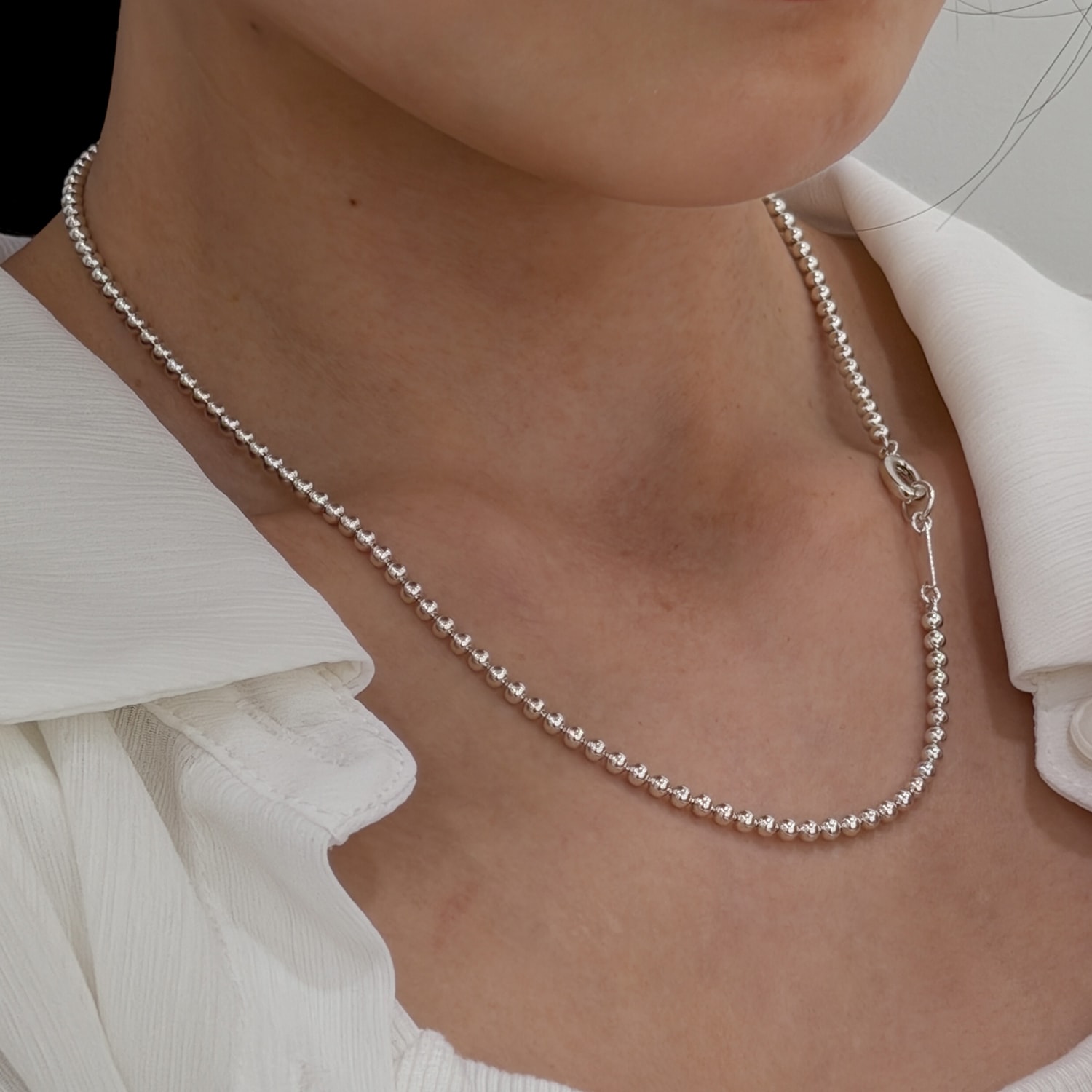 [자사몰 단독] Ball Chain Necklace_mvn73