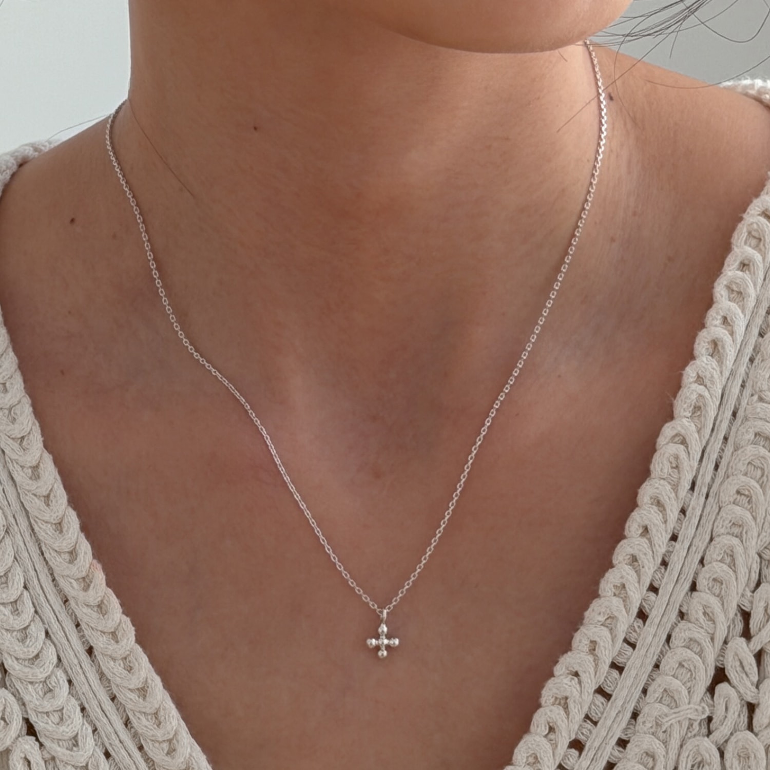 Ball Cross I Necklace_mvn76