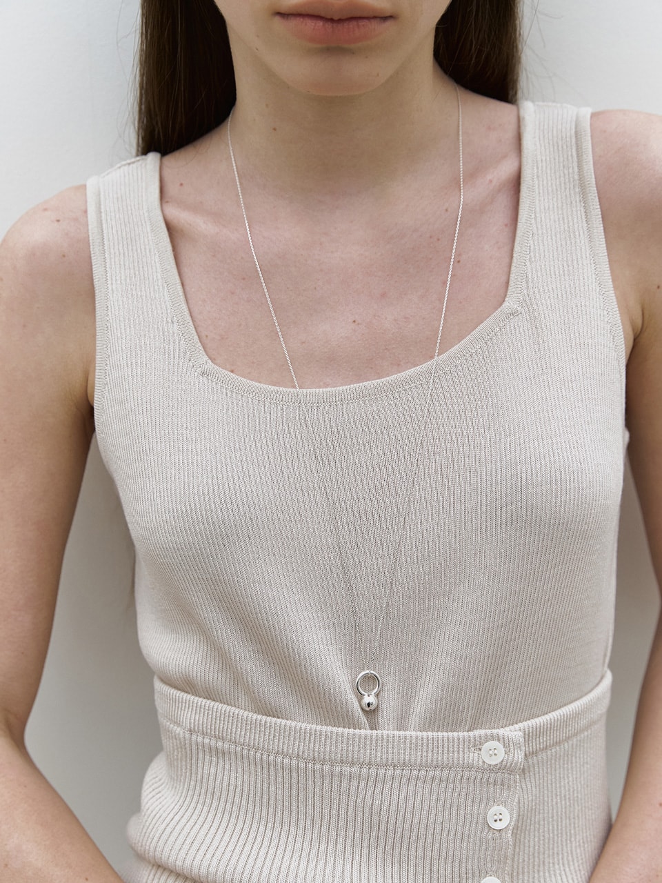 Core Ball Long Necklace