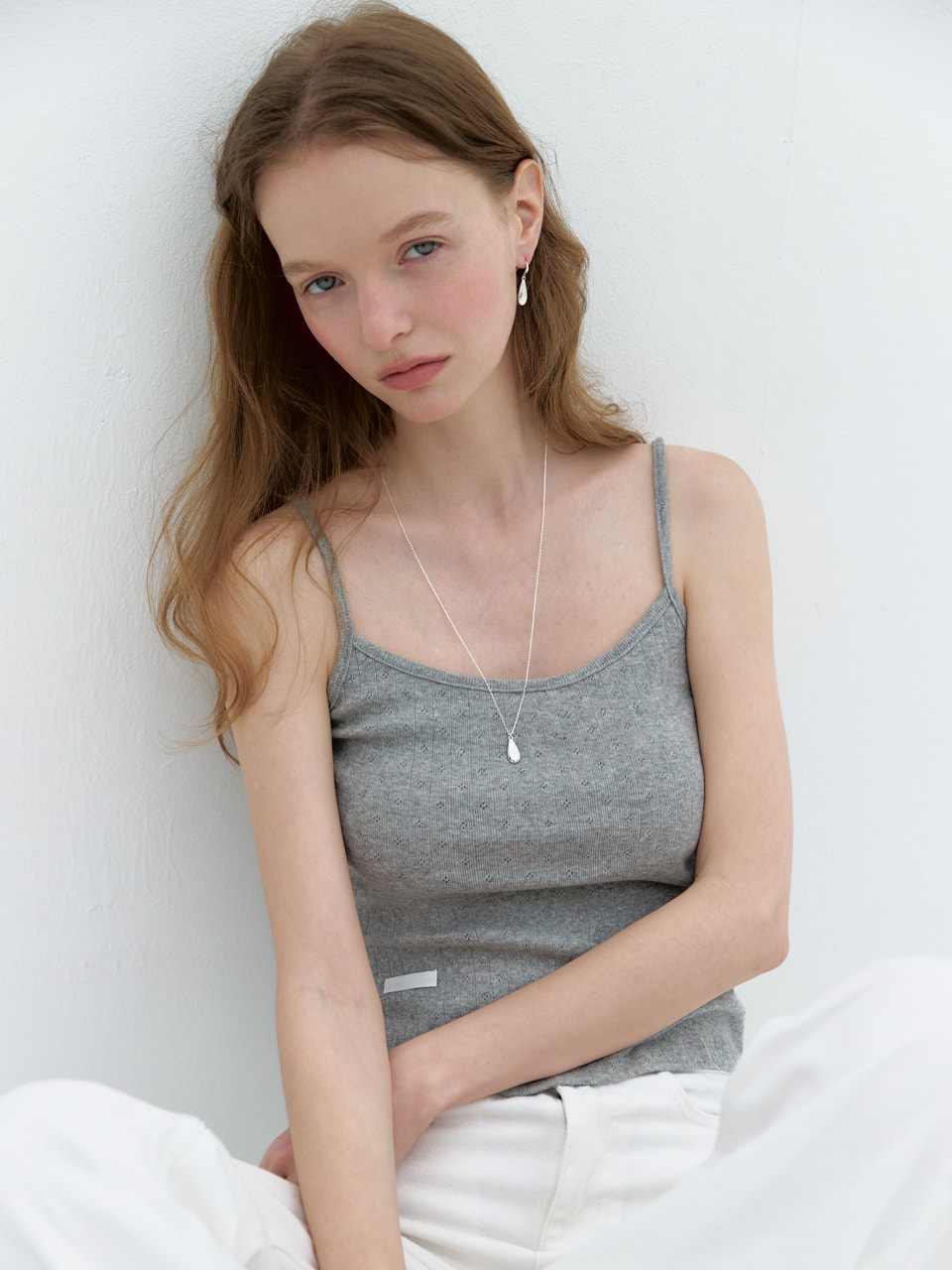 [ver.2] Rain Drop Long Necklace