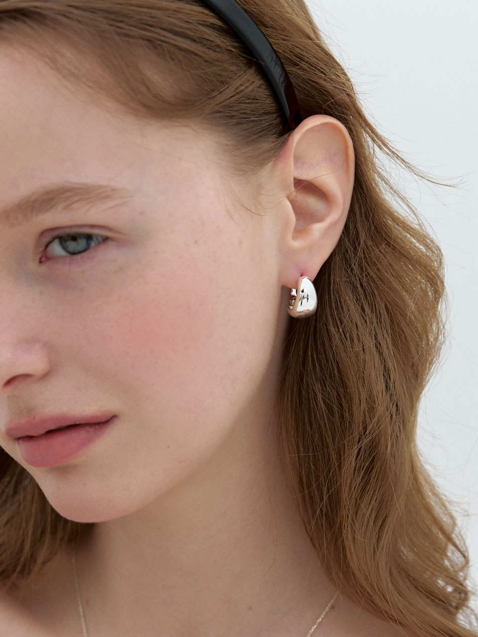 [ver.2] Bold Curve Clip Earring