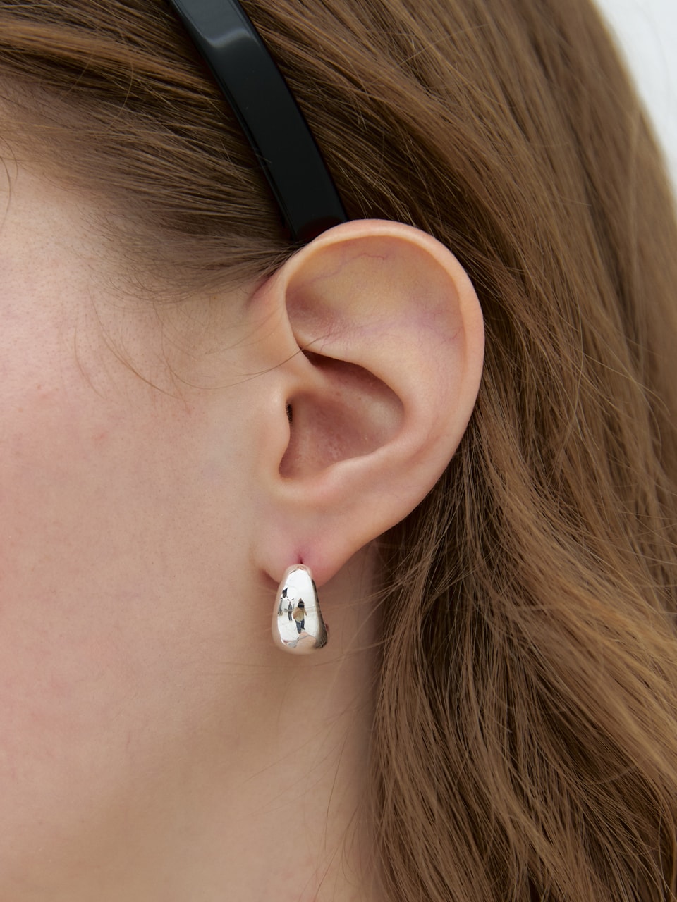 [ver.2] Bold Curve Clip Earring