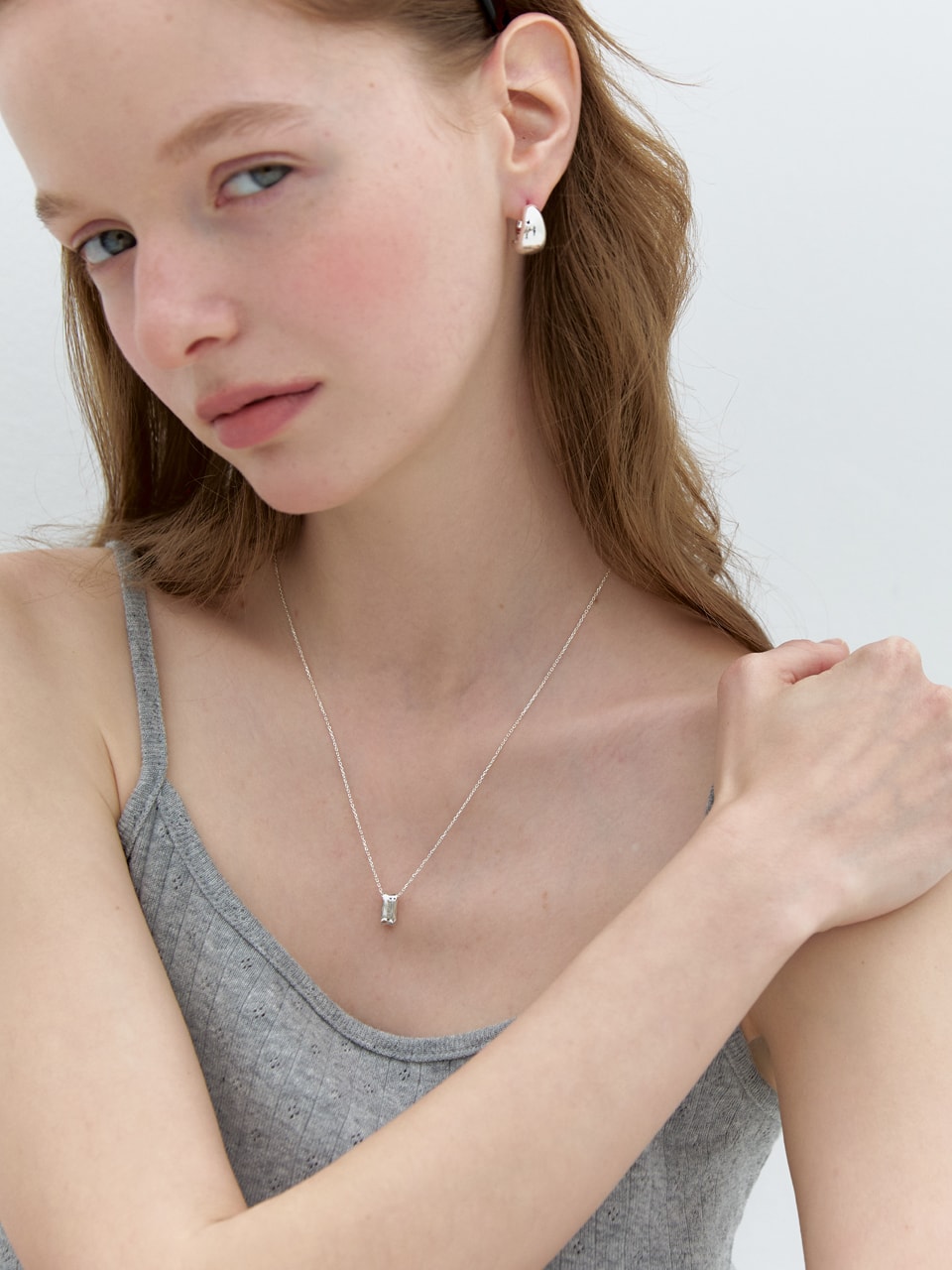 Melting Ring Necklace