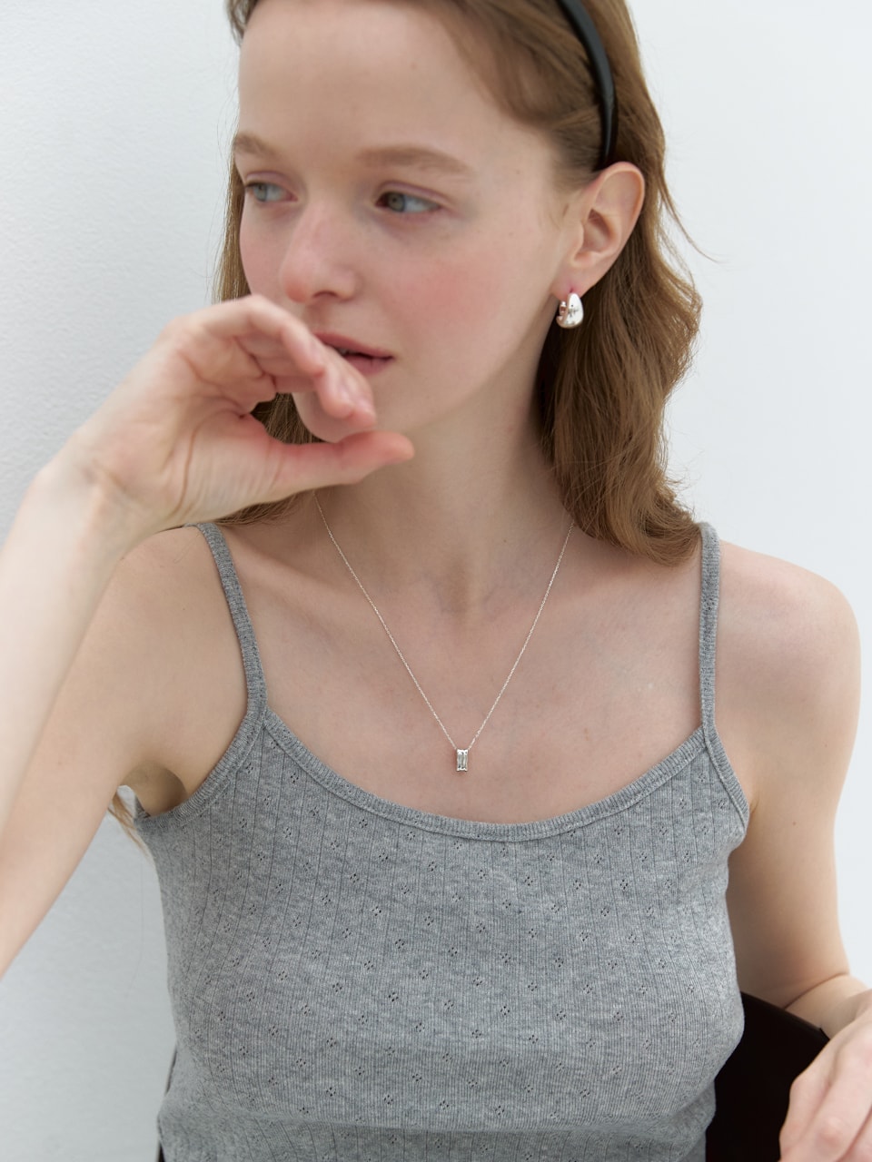 Melting Ring Necklace