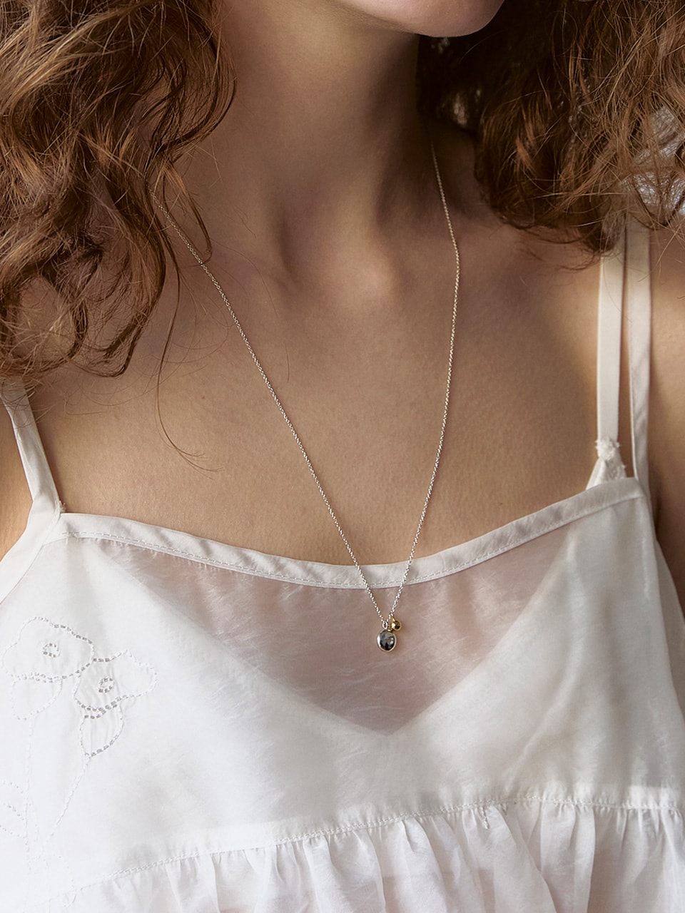 Combi Bell Necklace (3color)