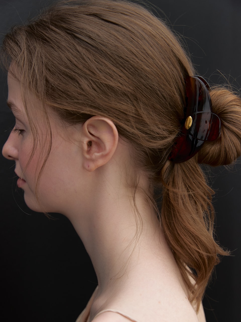 French Moon Hair Claw Clip (2color)