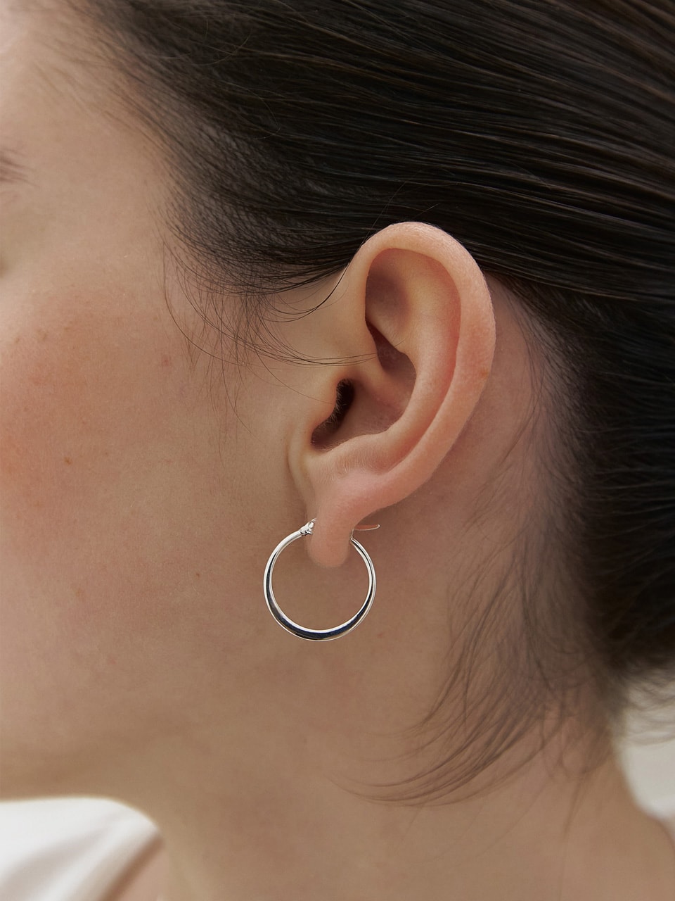 Flat Hoop Earring