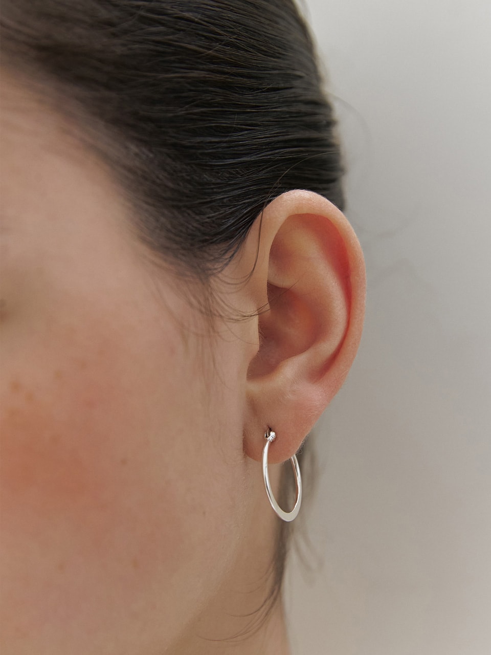 Flat Hoop Earring