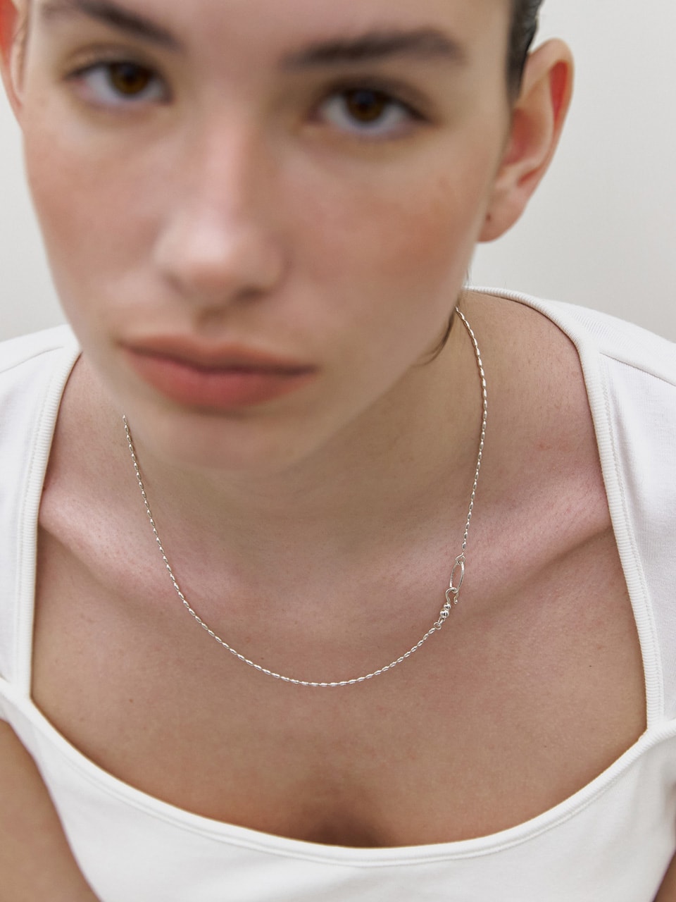 Hook Ball Chain Necklace