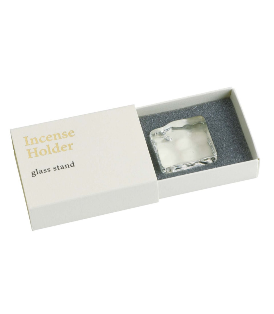 민트다 코우사이도 글라스 스퀘어 인센스 홀더 3종 Glass Square Incense Holder