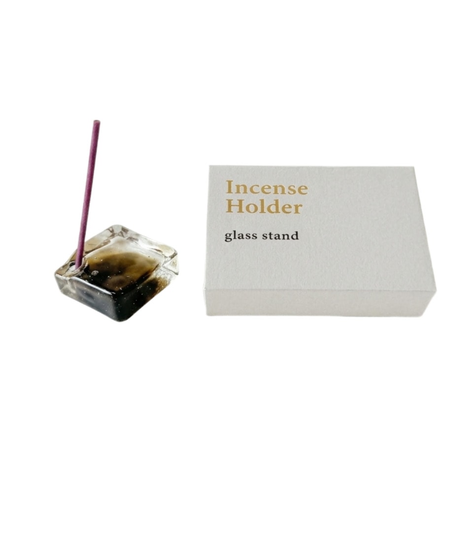 민트다 코우사이도 글라스 스퀘어 인센스 홀더 3종 Glass Square Incense Holder
