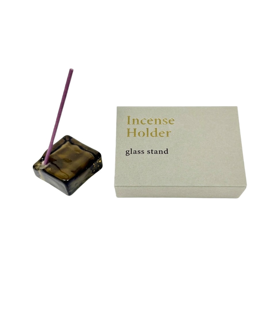 민트다 코우사이도 글라스 스퀘어 인센스 홀더 3종 Glass Square Incense Holder