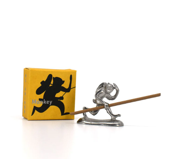 스미타니 원숭이 무사 인센스 홀더  Sumitani Incense Holder - Monkey