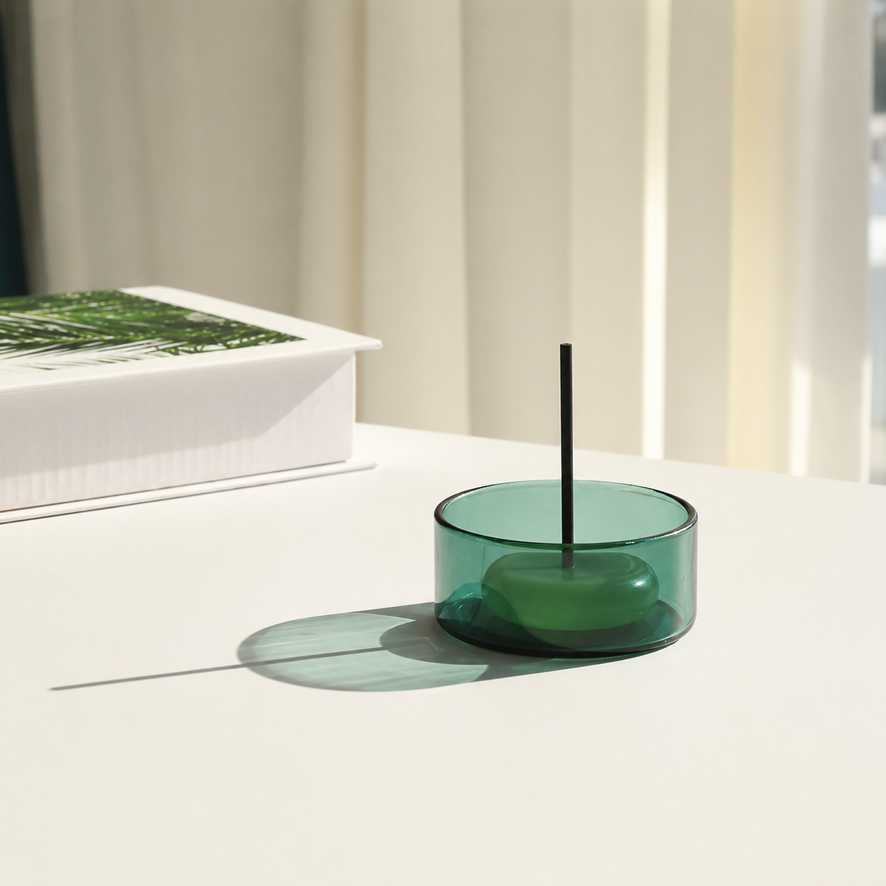 민트다 글라스 인센스 홀더 & 컵 세트  Glass Incense Holder & Cup Set