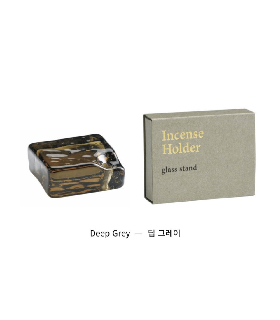 민트다 코우사이도 글라스 스퀘어 인센스 홀더 3종 Glass Square Incense Holder