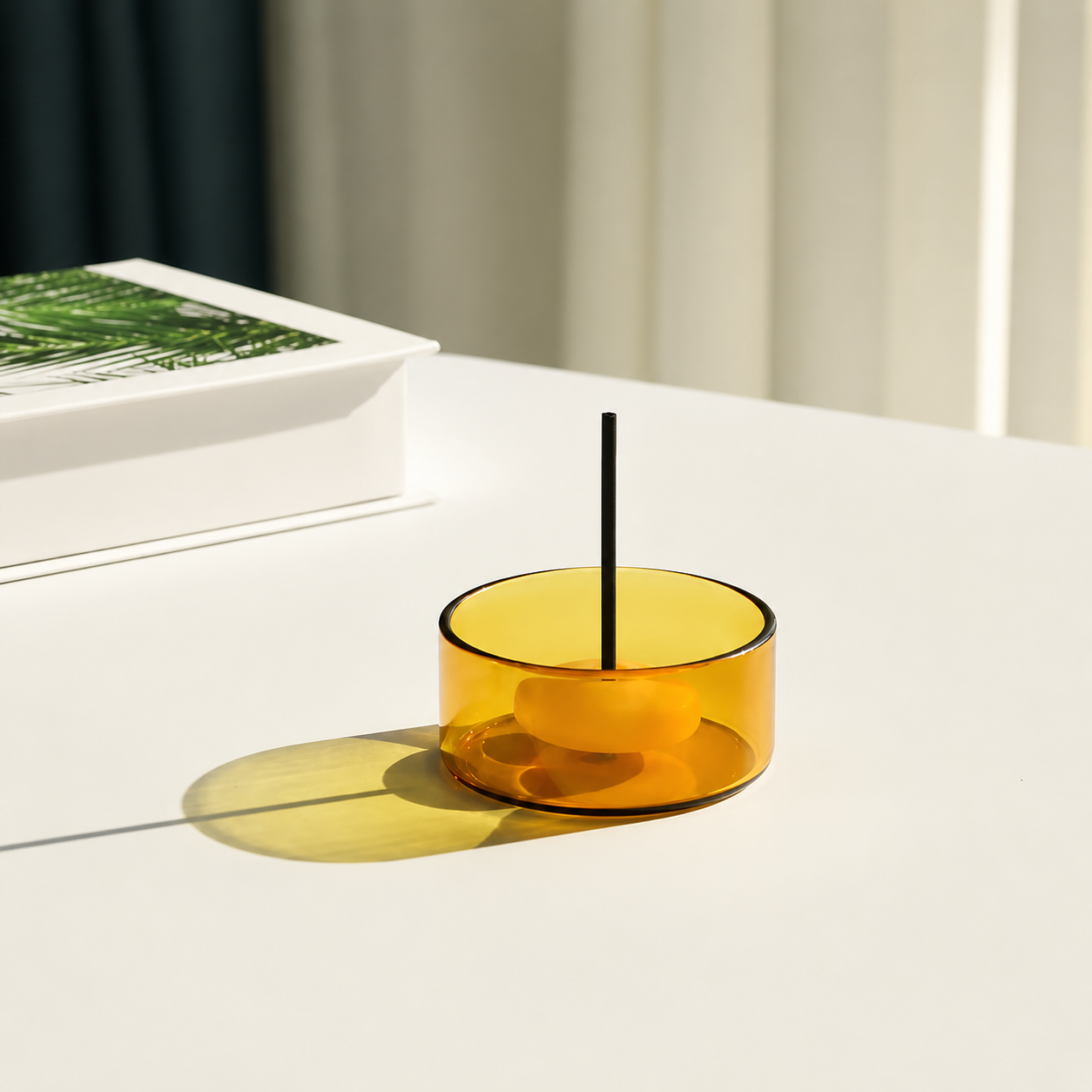 민트다 글라스 인센스 홀더 & 컵 세트  Glass Incense Holder & Cup Set