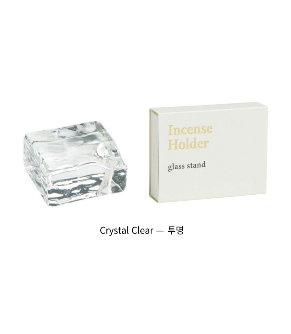 민트다 코우사이도 글라스 스퀘어 인센스 홀더 3종 Glass Square Incense Holder