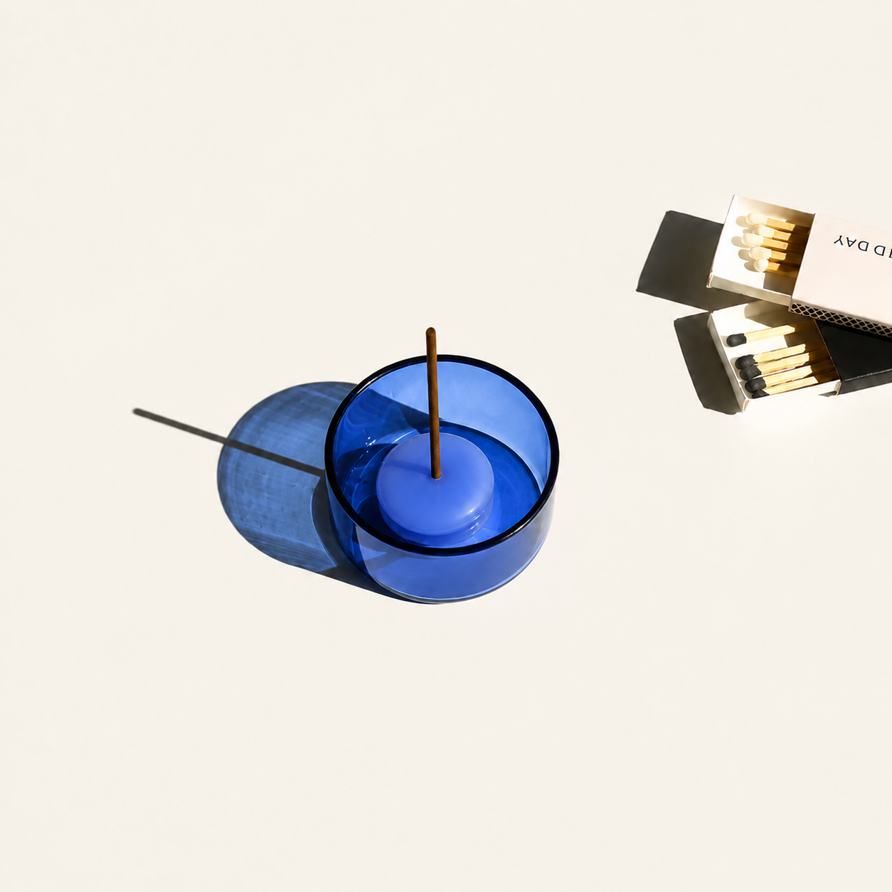 민트다 글라스 인센스 홀더 & 컵 세트  Glass Incense Holder & Cup Set