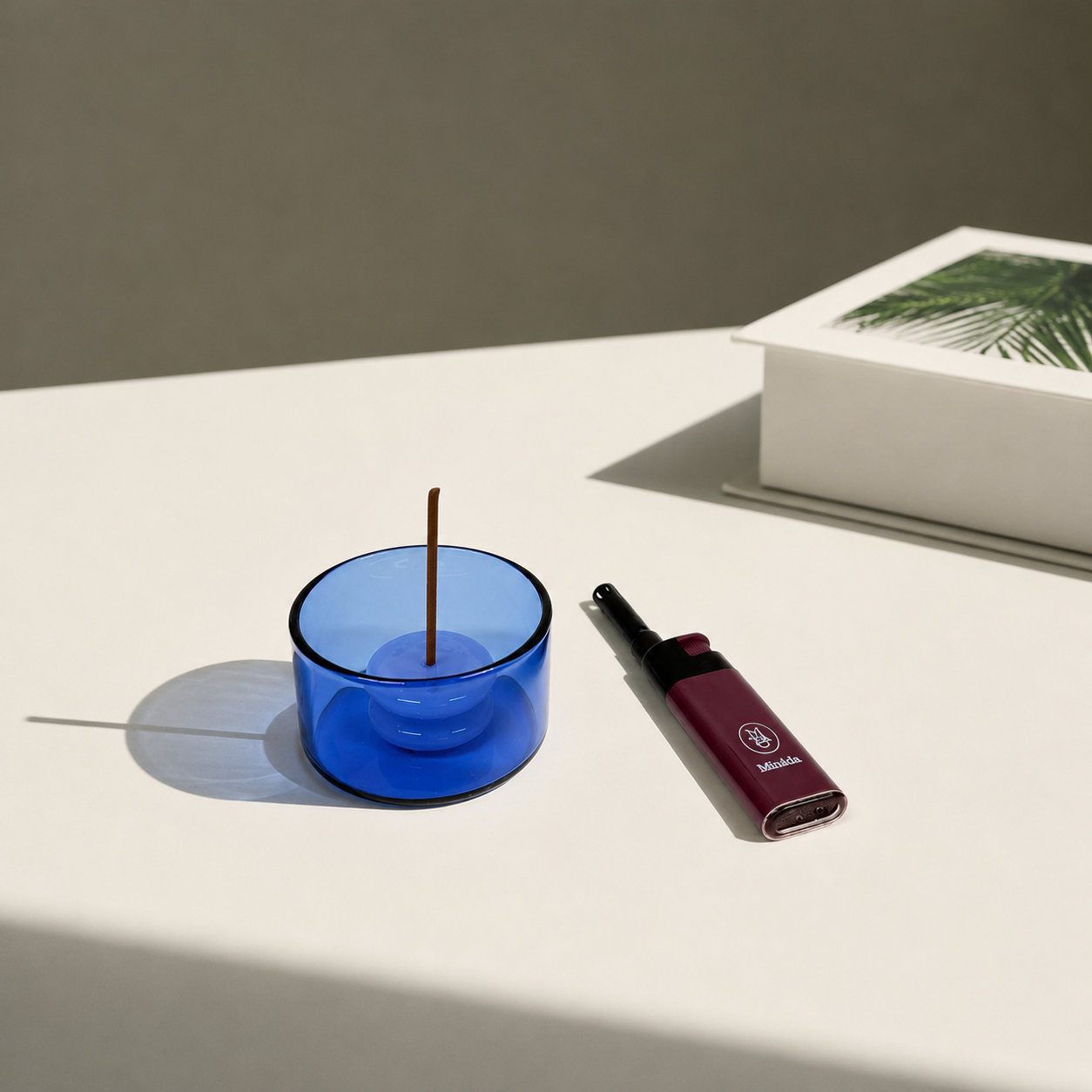 민트다 글라스 인센스 홀더 & 컵 세트  Glass Incense Holder & Cup Set