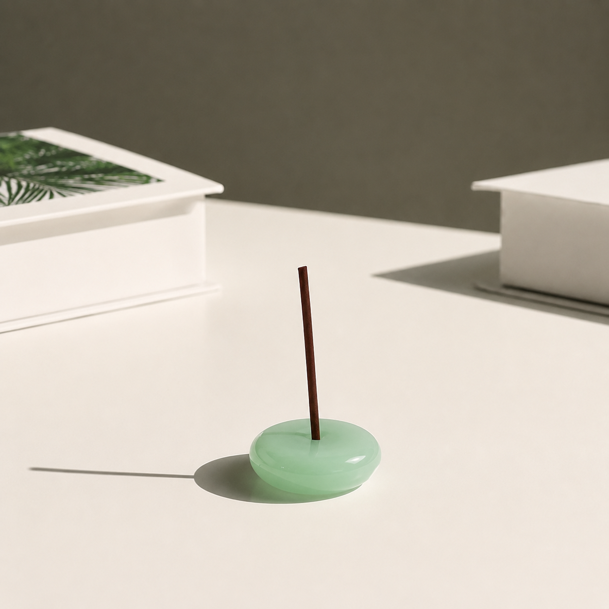 민트다 글라스 인센스 홀더 & 컵 세트  Glass Incense Holder & Cup Set