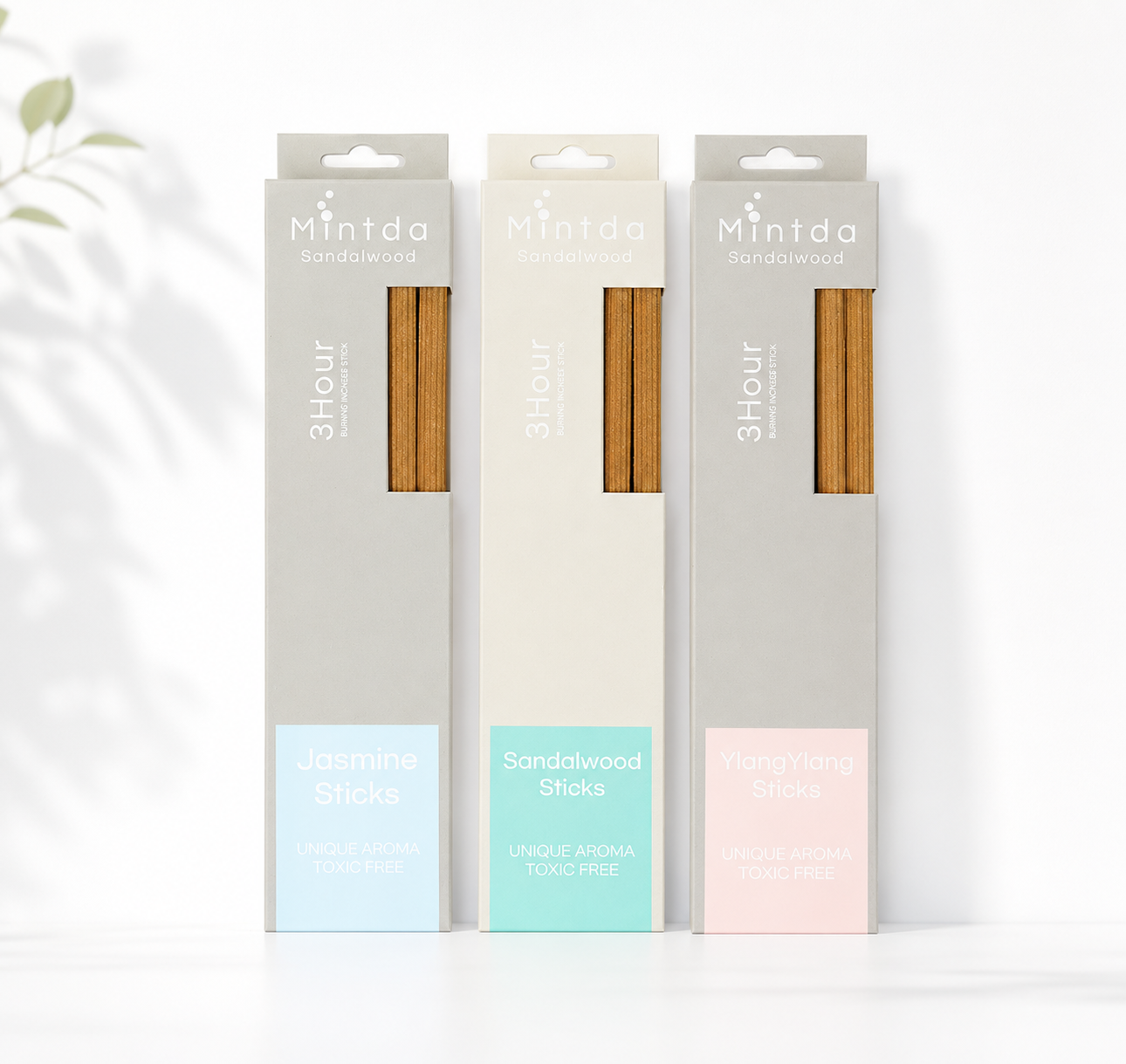 민트다 샌달우드 인센스 (3가지향 3시간용) Mintda Sandalwood Incense 3Hour