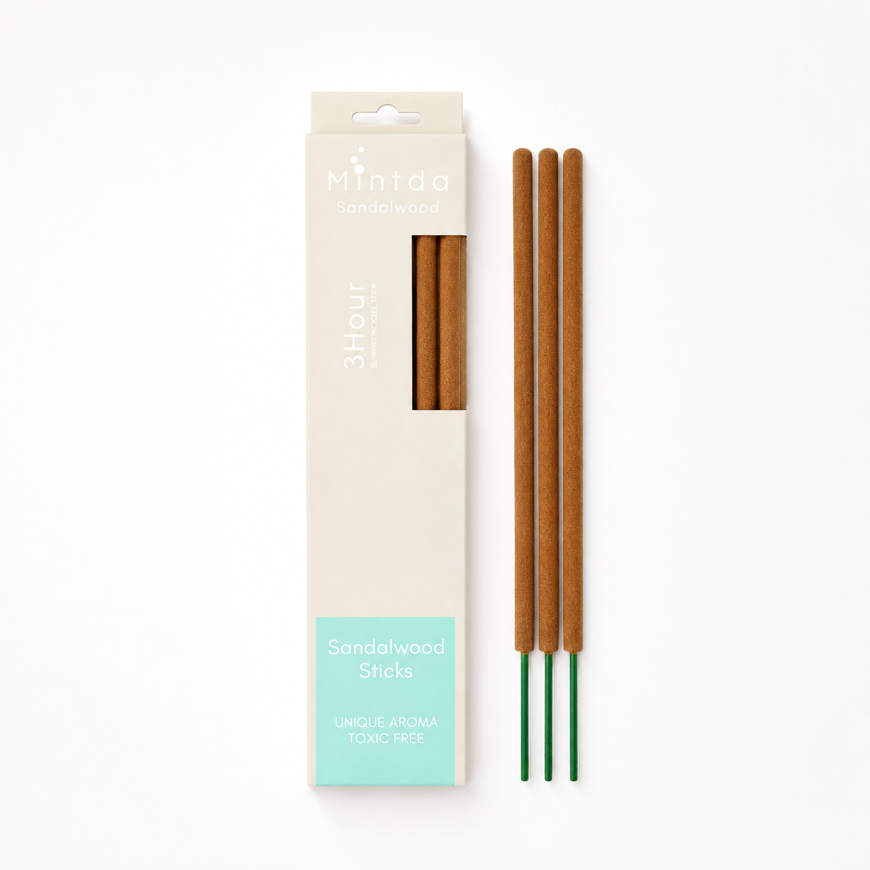 민트다 샌달우드 인센스 (3가지향 3시간용) Mintda Sandalwood Incense 3Hour