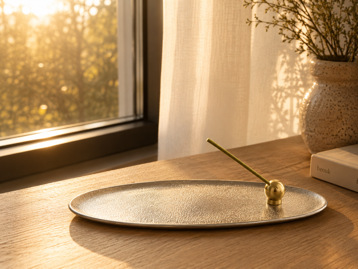 스미타니 볼 인센스 홀더 - 골드 Sumitani Ball Incense Holder - Gold