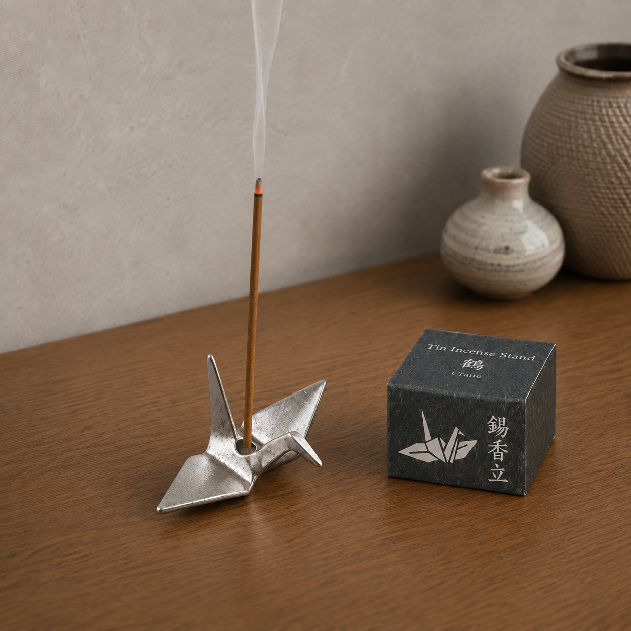 민트다 학 인센스 홀더  Crane Incense Holder
