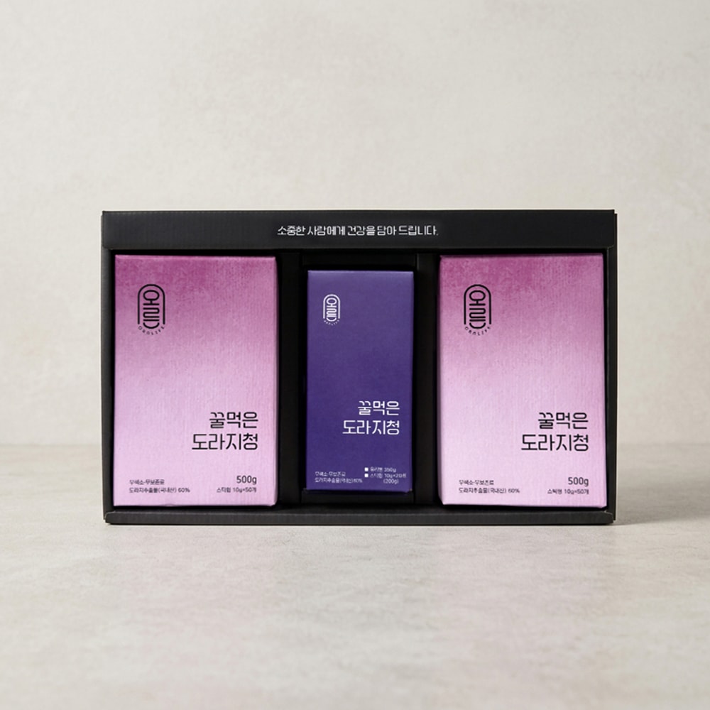 자연의 건강함을 담은 꿀먹은 도라지청 세트