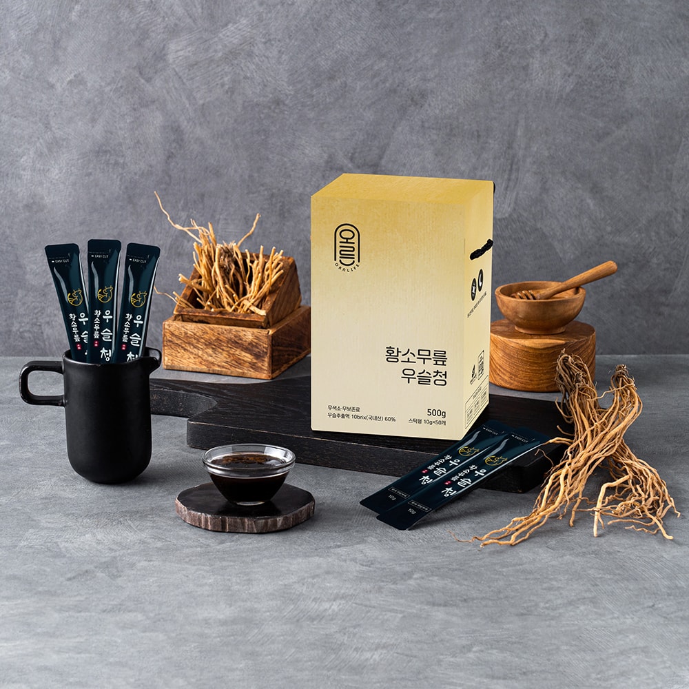 귀한 원료로 정성껏 빚어낸 황소무릎우슬청 스틱 50포