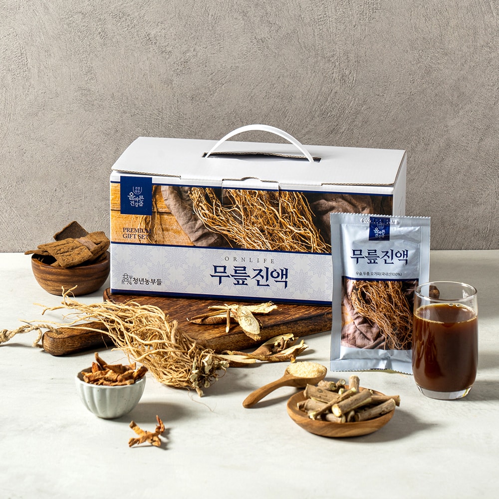 지치고 무거운 일상 활력을 채우는 무릎진액 30포
