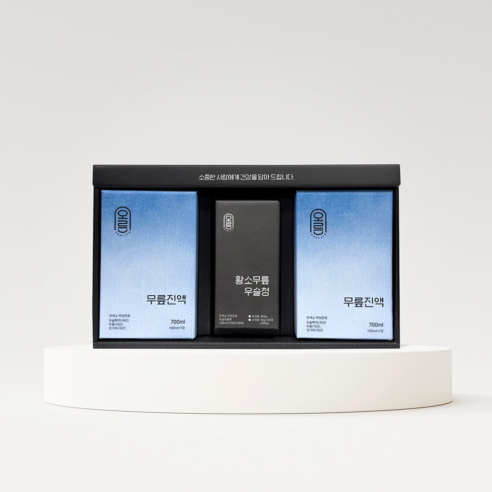소중한 무릎을 위한 프리미엄 건강 루틴 황소무릎우슬청 무릎진액 프리미엄 선물세트