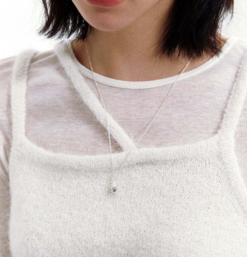 Water drop necklace (2color)
