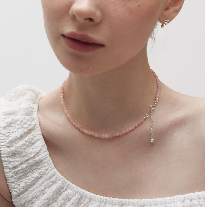 Vintage pink necklace