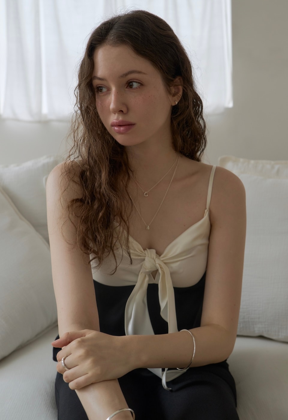 Rose lace necklace